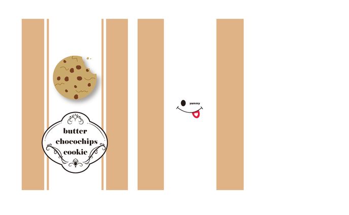 クッキーのパッケージデザイン