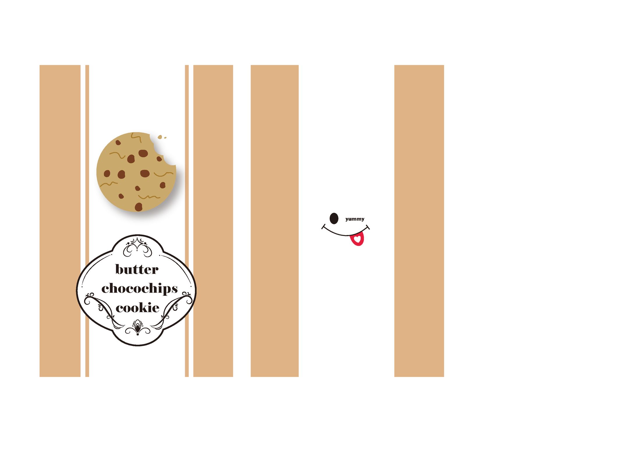 クッキーのパッケージデザイン-1