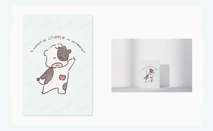 【ポストカード】「かうくん」 キャラデザ展出展作品