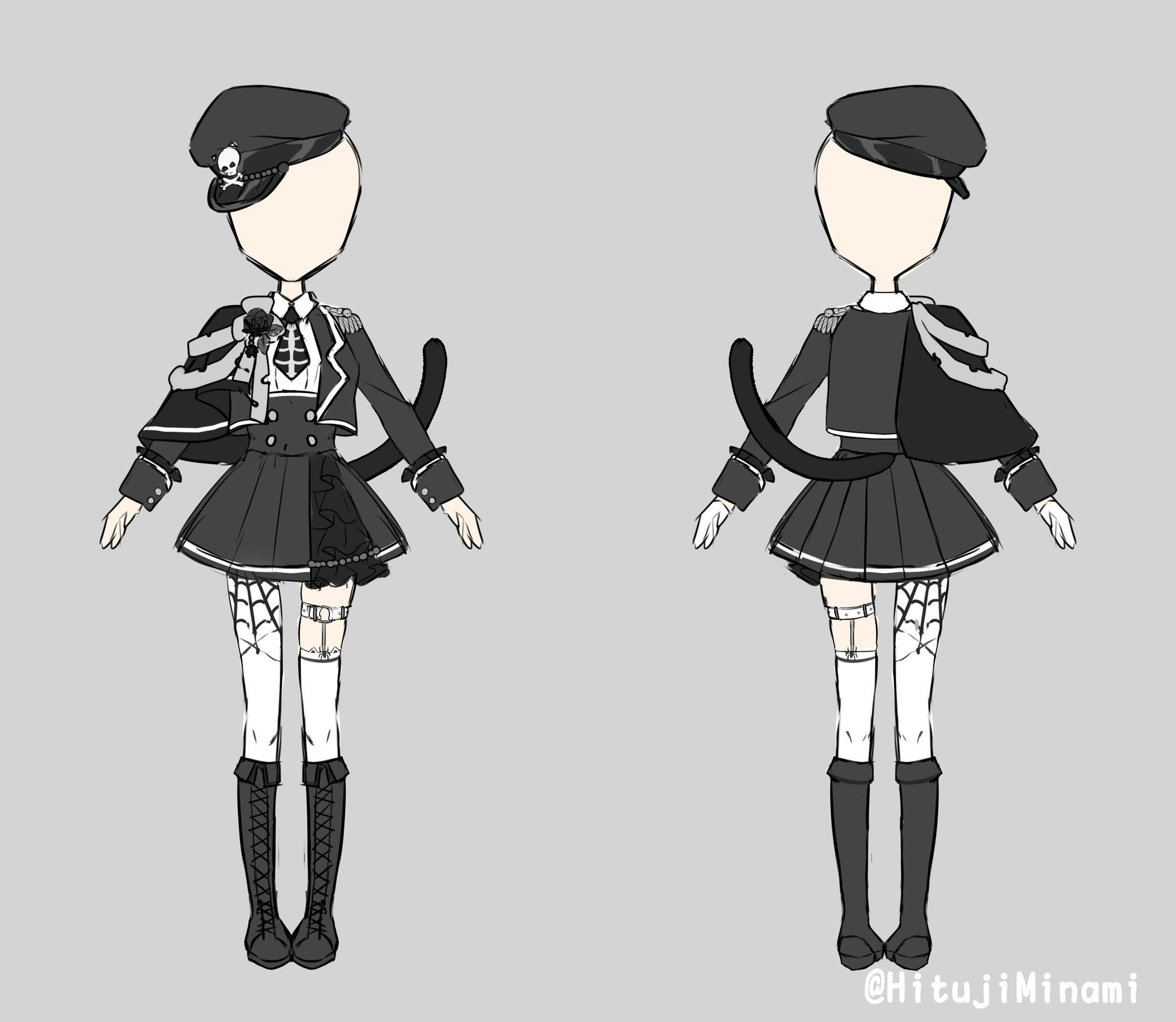 【デザイン】ハロウィン【軍服】-1