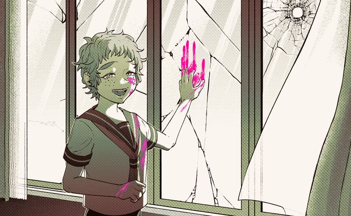 イラスト・漫画、ホラー