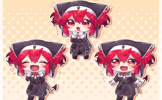 【お仕事】ミア=アンベル様 グッズ用イラスト