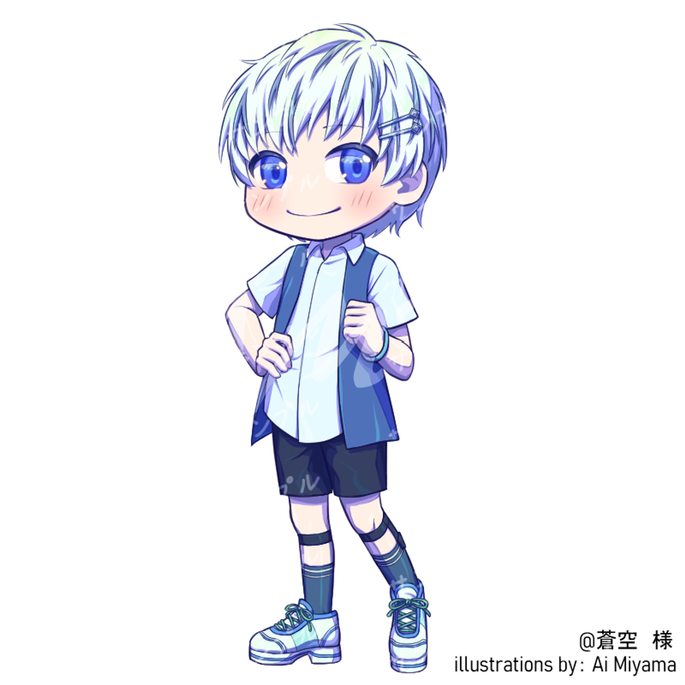 蒼空さん3頭身立ち絵-1