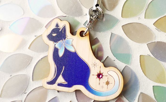 創作キャラのキーホルダー