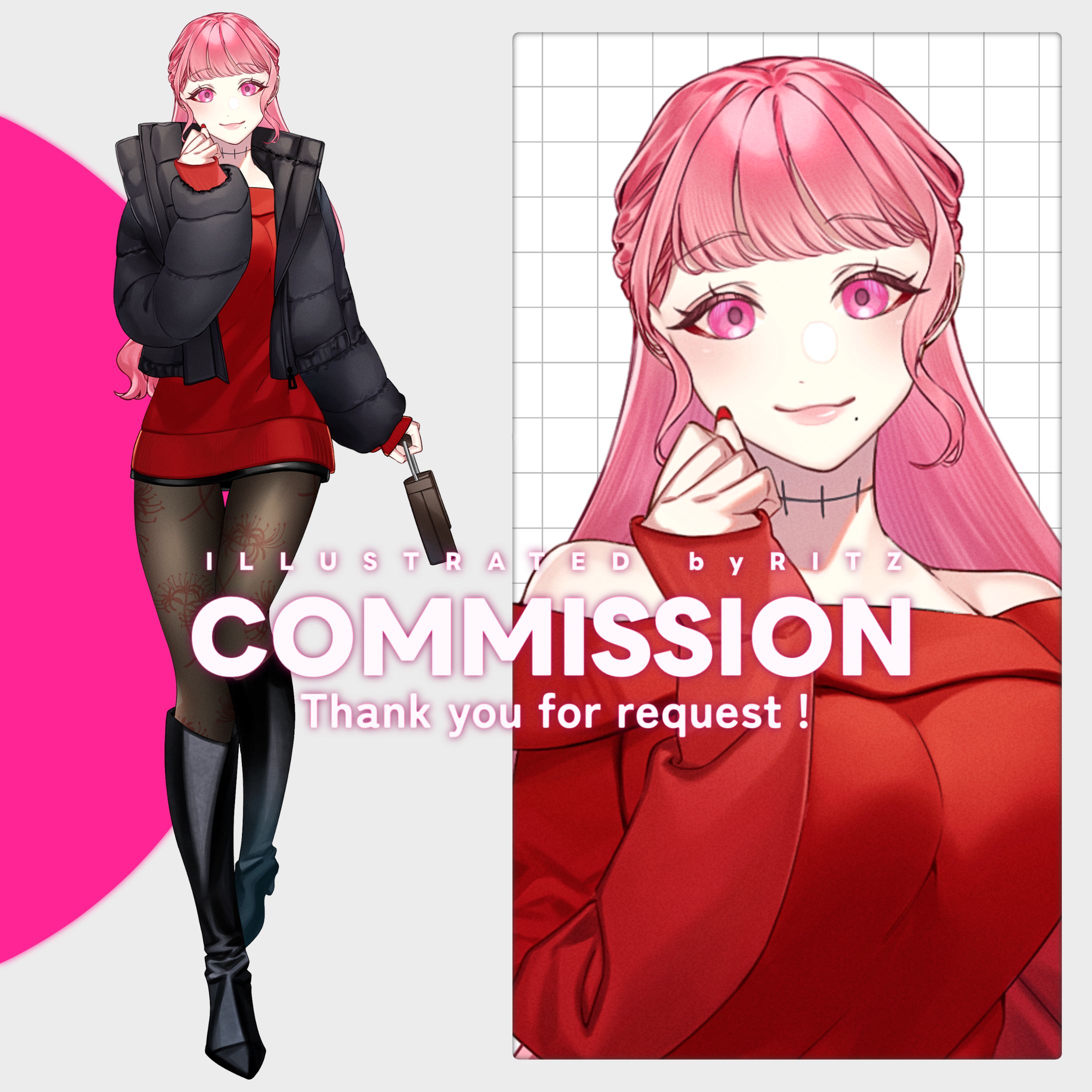 【ご依頼品】TRPG用 立ち絵制作 33-1