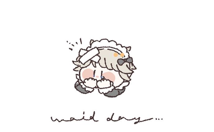 【絵日記】メイドの日