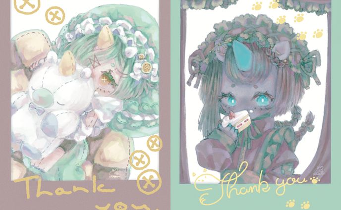 Thank you card デザイン