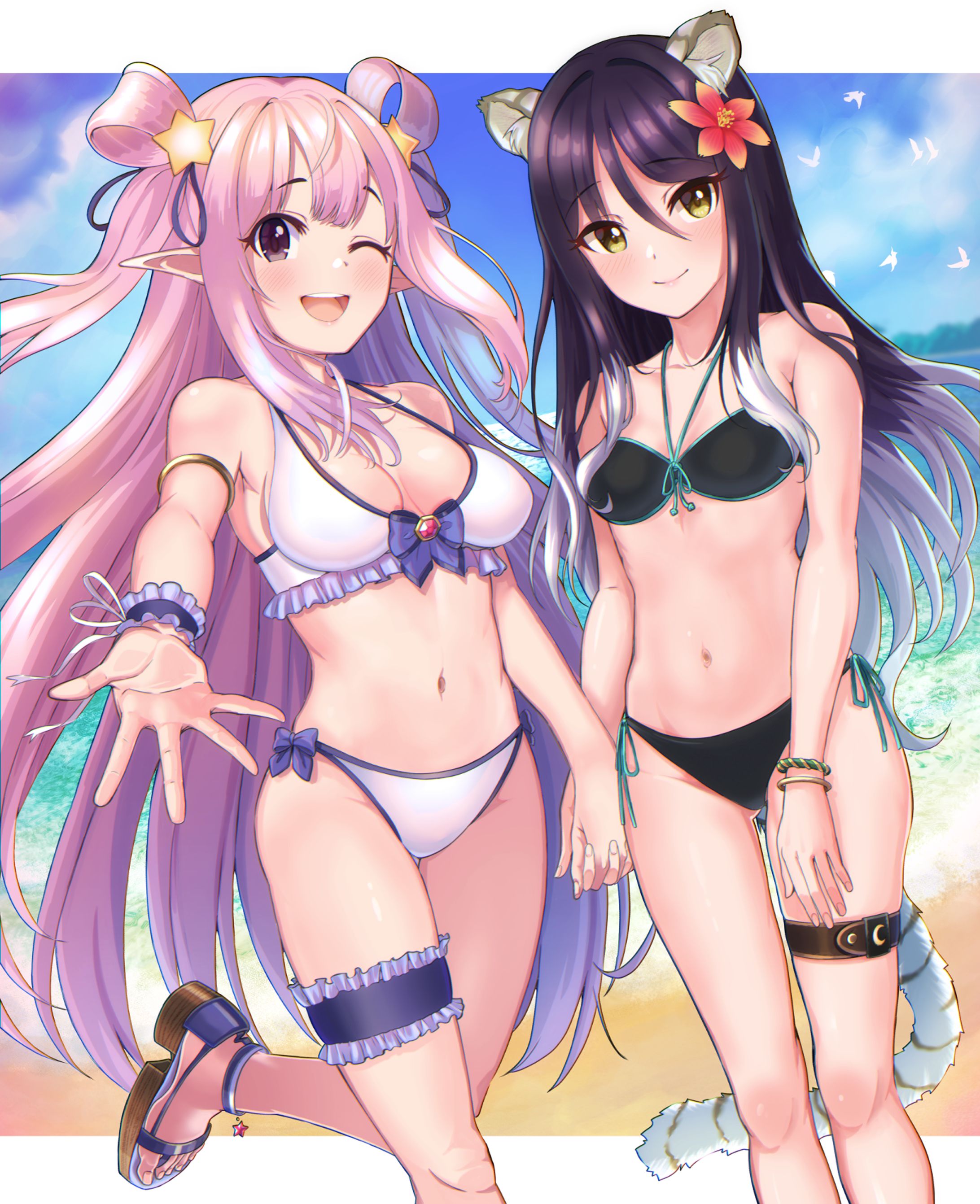 ハツネとシオリとサマーバケーション-1