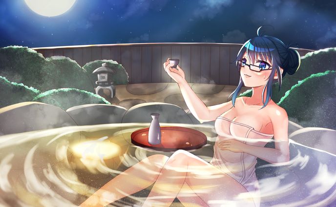 【イラスト】酔っぱらいmaki様＿一枚絵