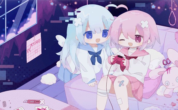 .img(x-x様) 楽曲MV内イラスト