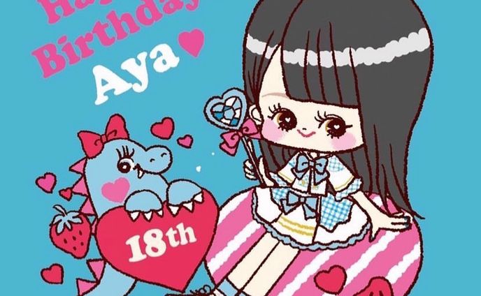8WIZARD ／芳奈 彩さんの生誕Tシャツのイラストデザイン（2020）