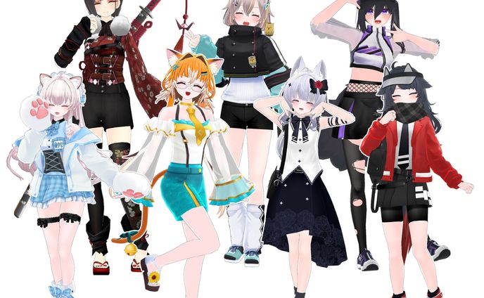 株式会社HIKKY　コラボクリエイター企画のオリジナル衣装デザイン