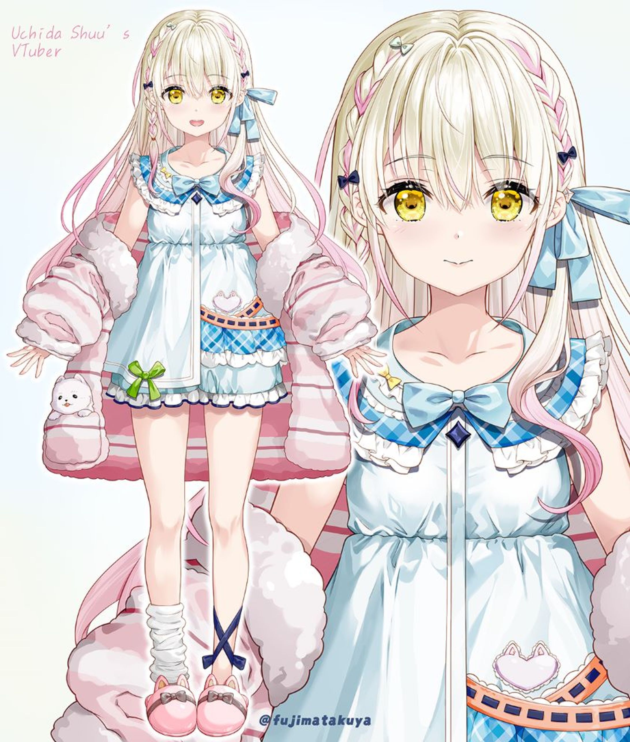 声優 内田 秀さん  VTuberデザイン-1