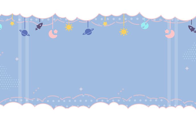  【Vtuber Overlay】Pastel Blue