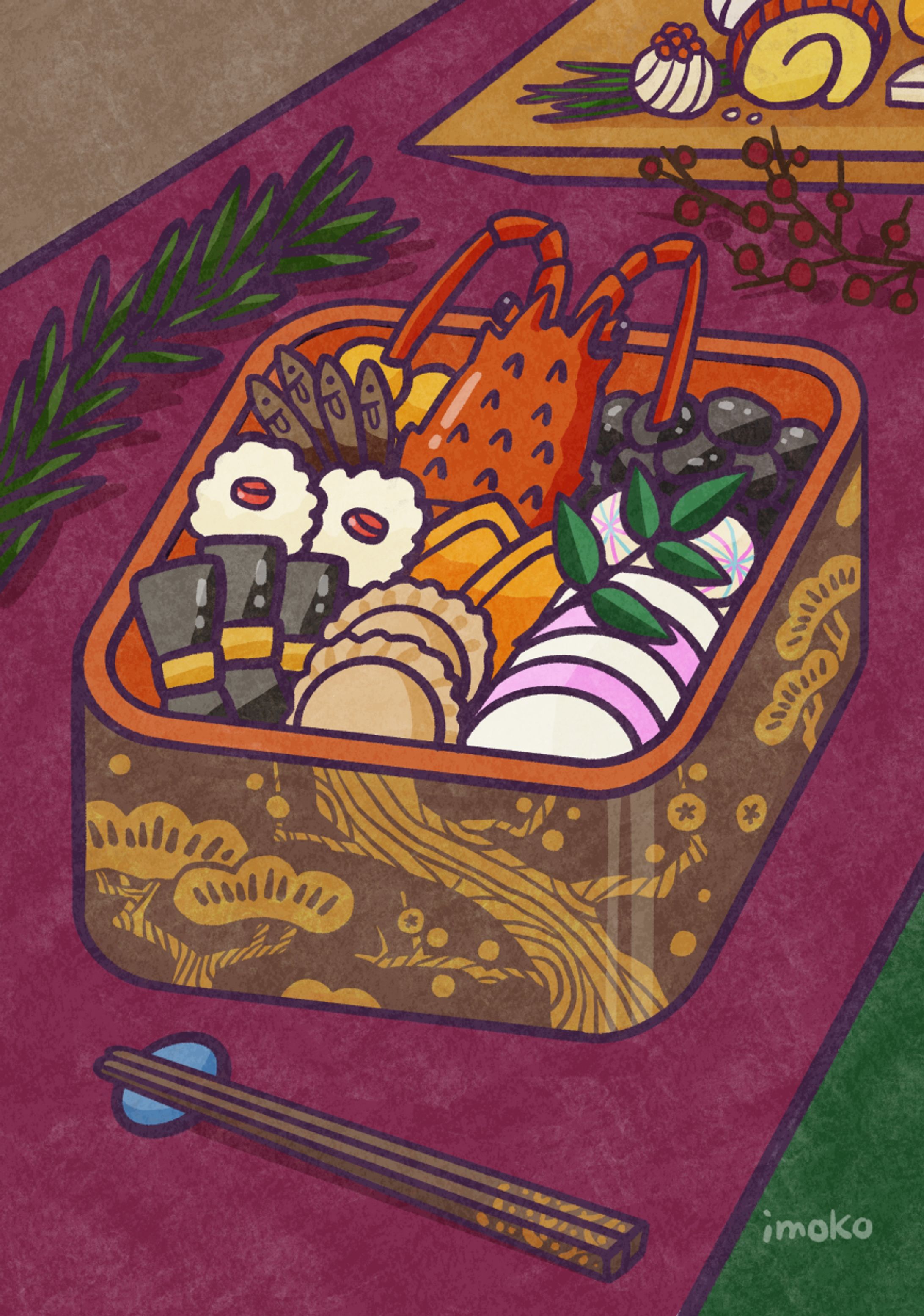 おせち料理　New Year dishes-1