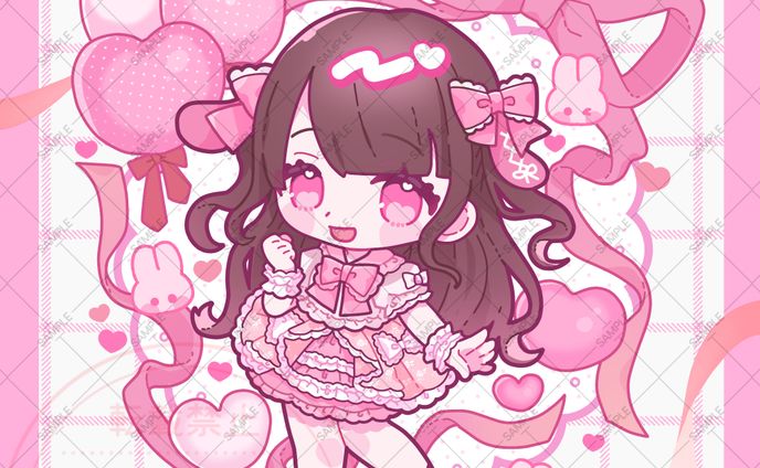 愛渚叶らむ様グッズイラスト