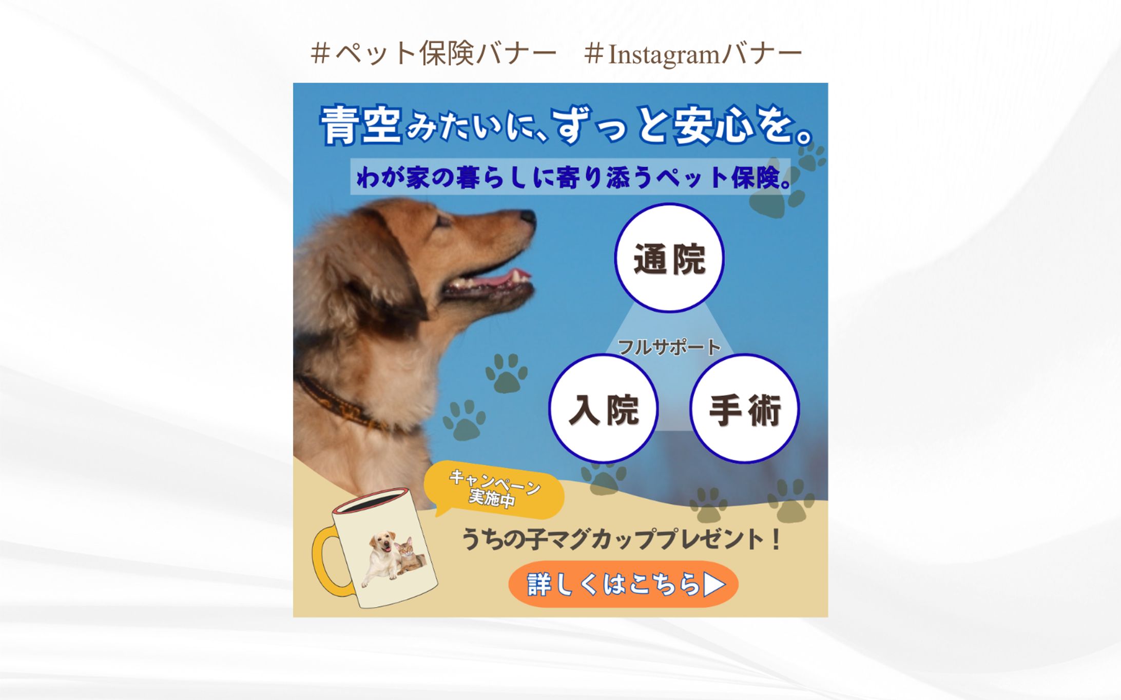 【バナー】ペット保険 -1