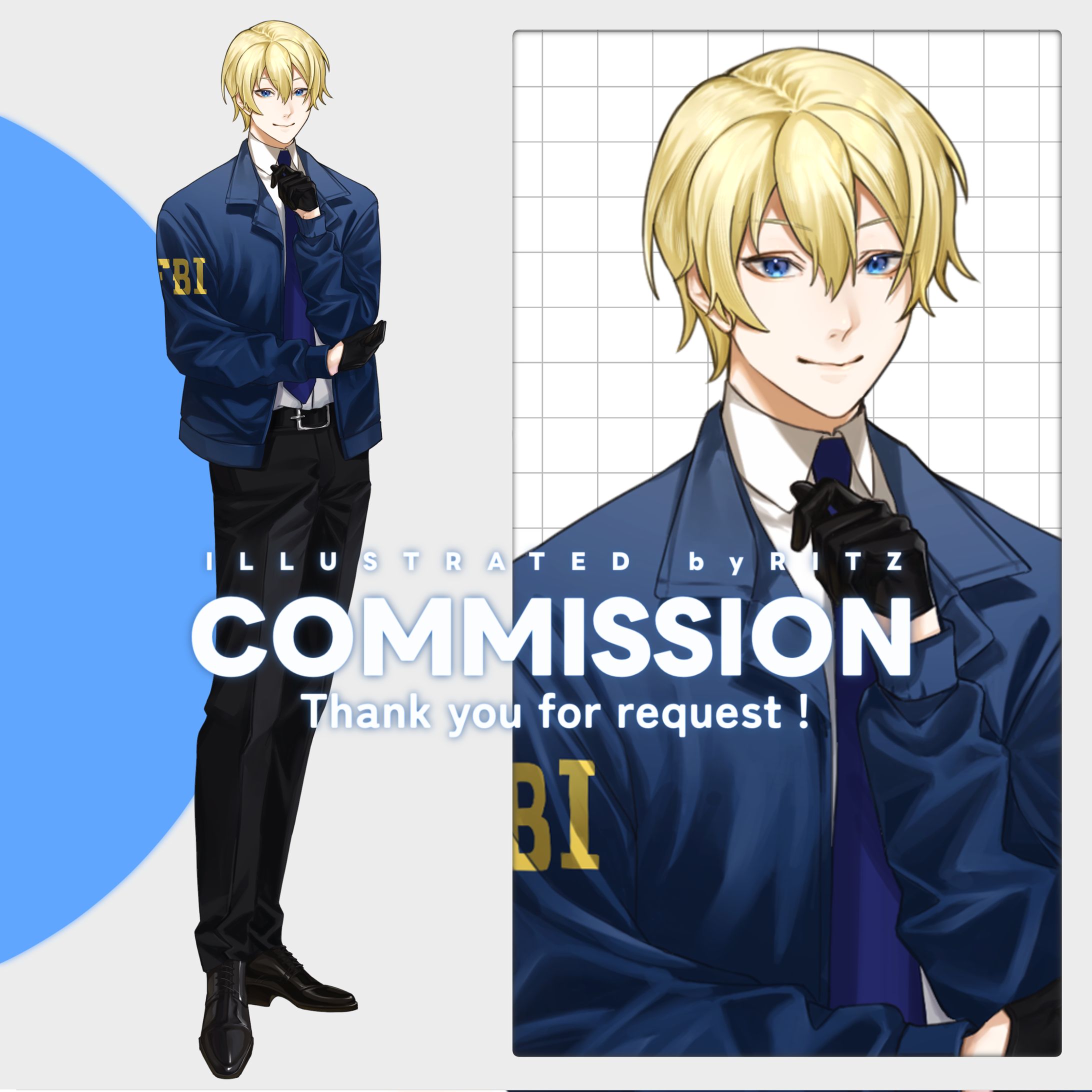 【ご依頼品】TRPG用 立ち絵制作 12-1