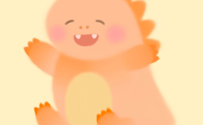 かいじゅうイラスト🦖絵本作家ぽよみ