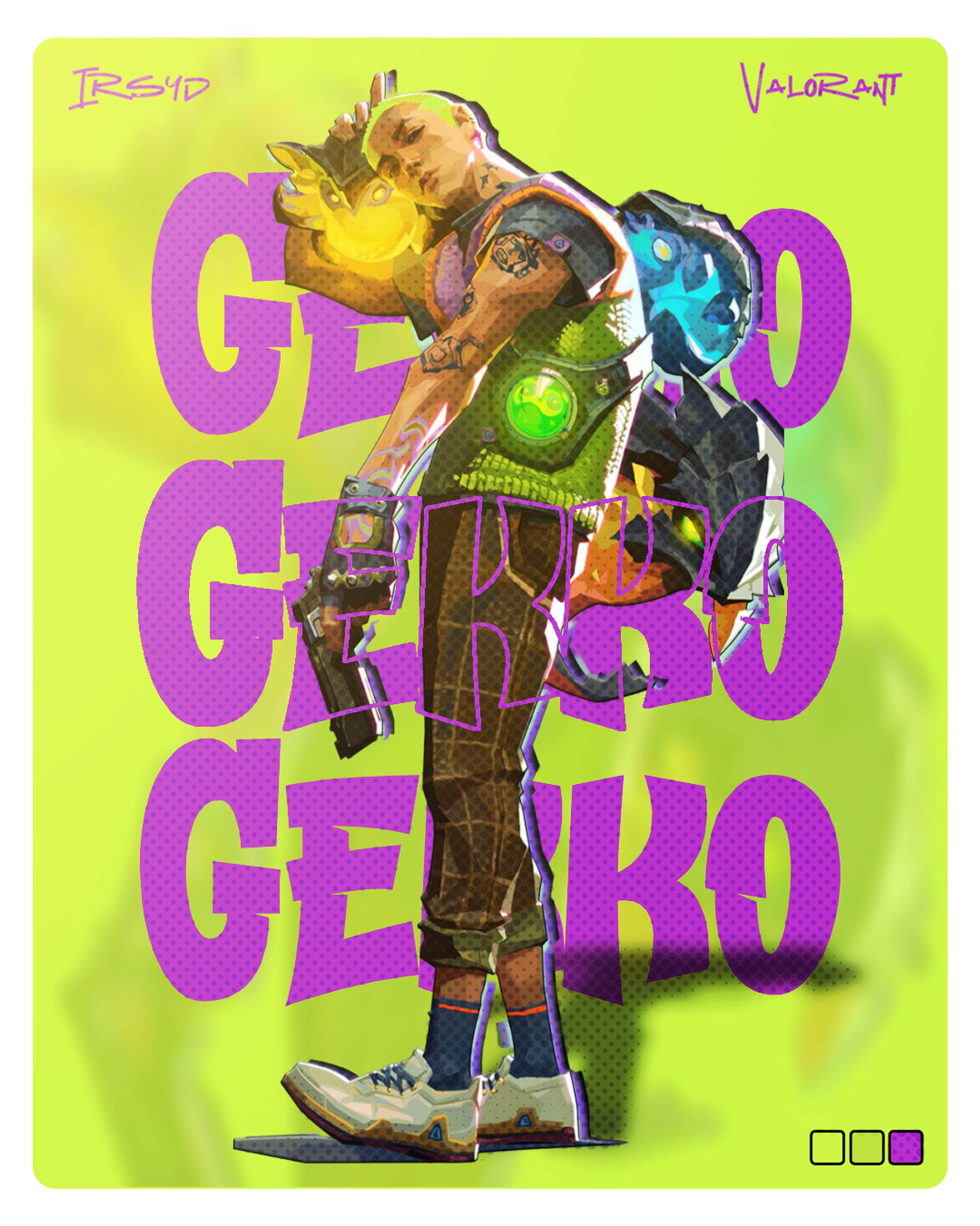 Gekko Valorant Design Graphic -1