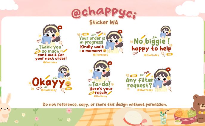 (Ver.1) Sticker Whatsapp Chibi