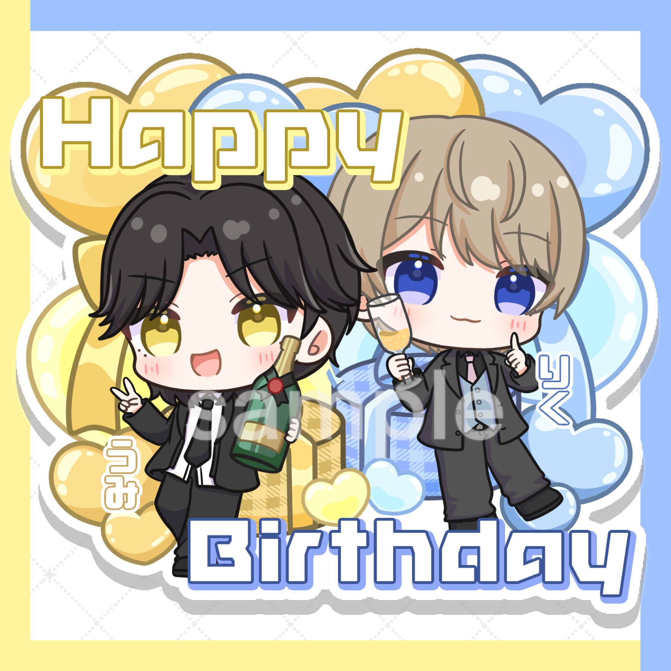 合同会社ALIVE Heart‪‪❤︎‬Box様 生誕祭イラスト-1