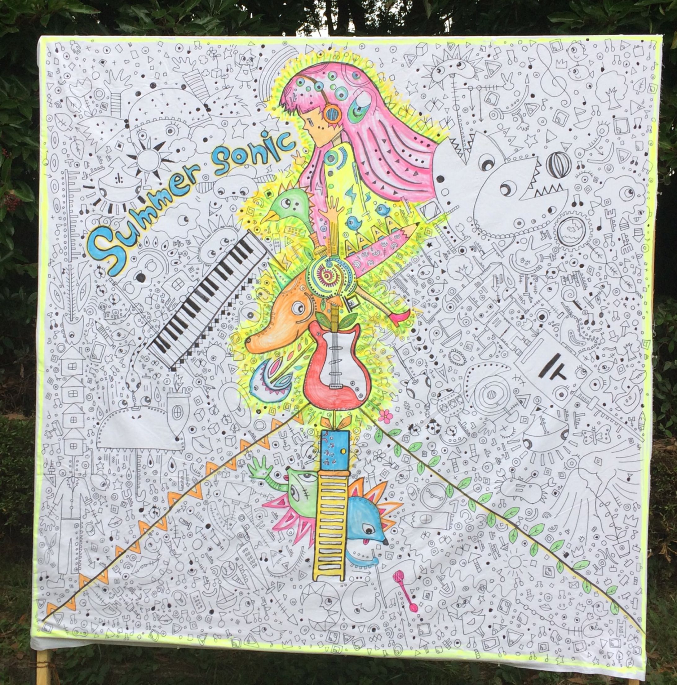 サマーソニックにてライブペイント-1