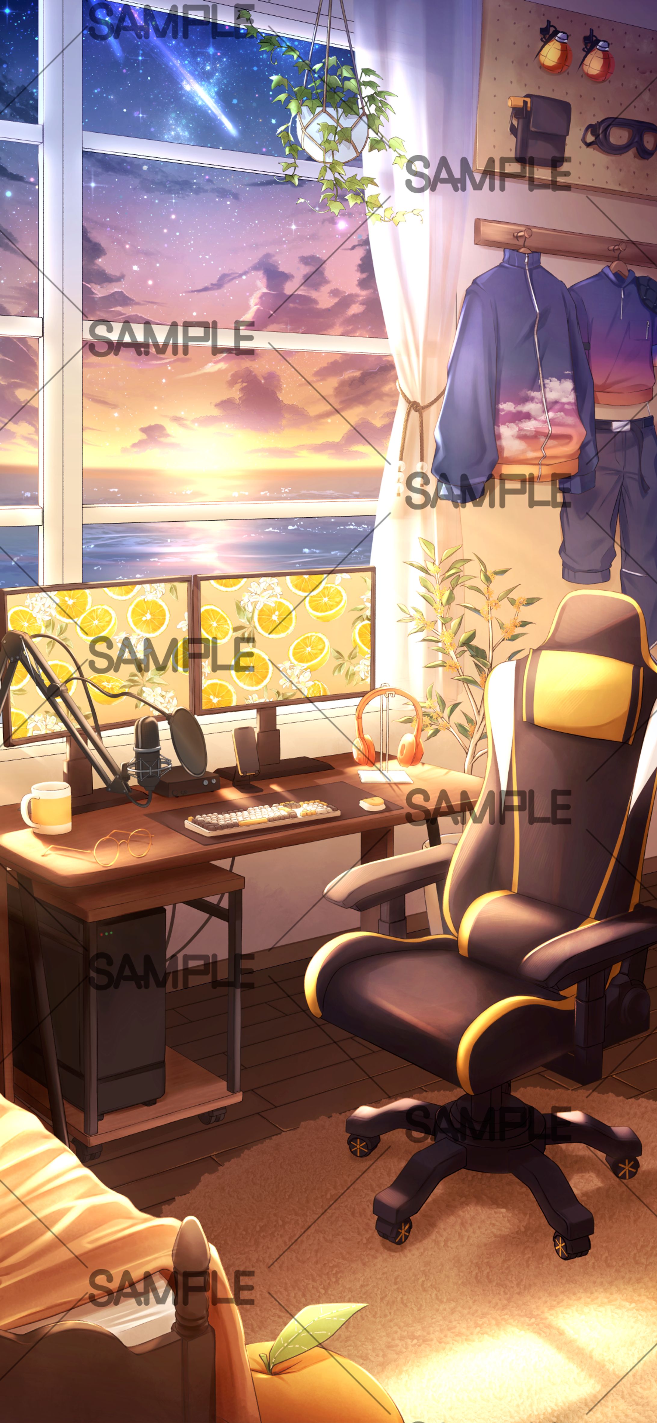 夕日なぎさ様オリジナル背景-1