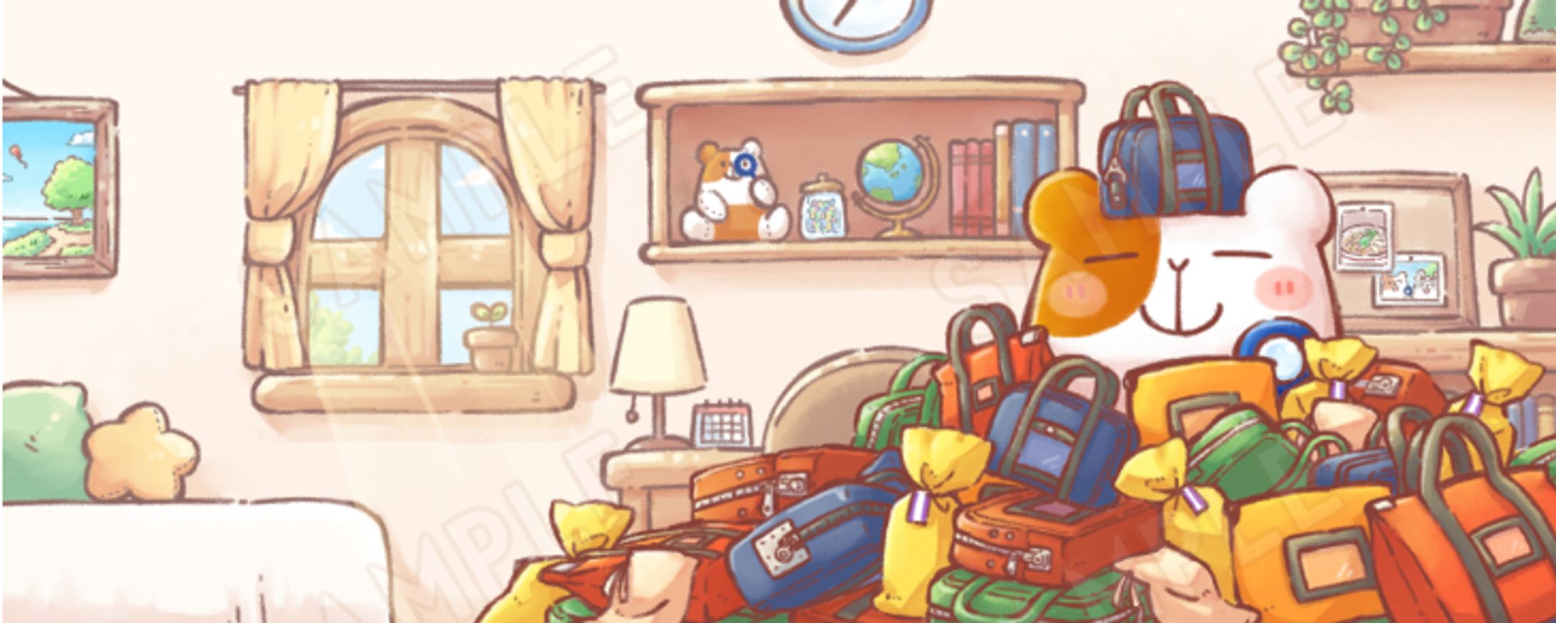 【お仕事】グローリー株式会社様 ECサイト内LP用トップイラスト制作-1