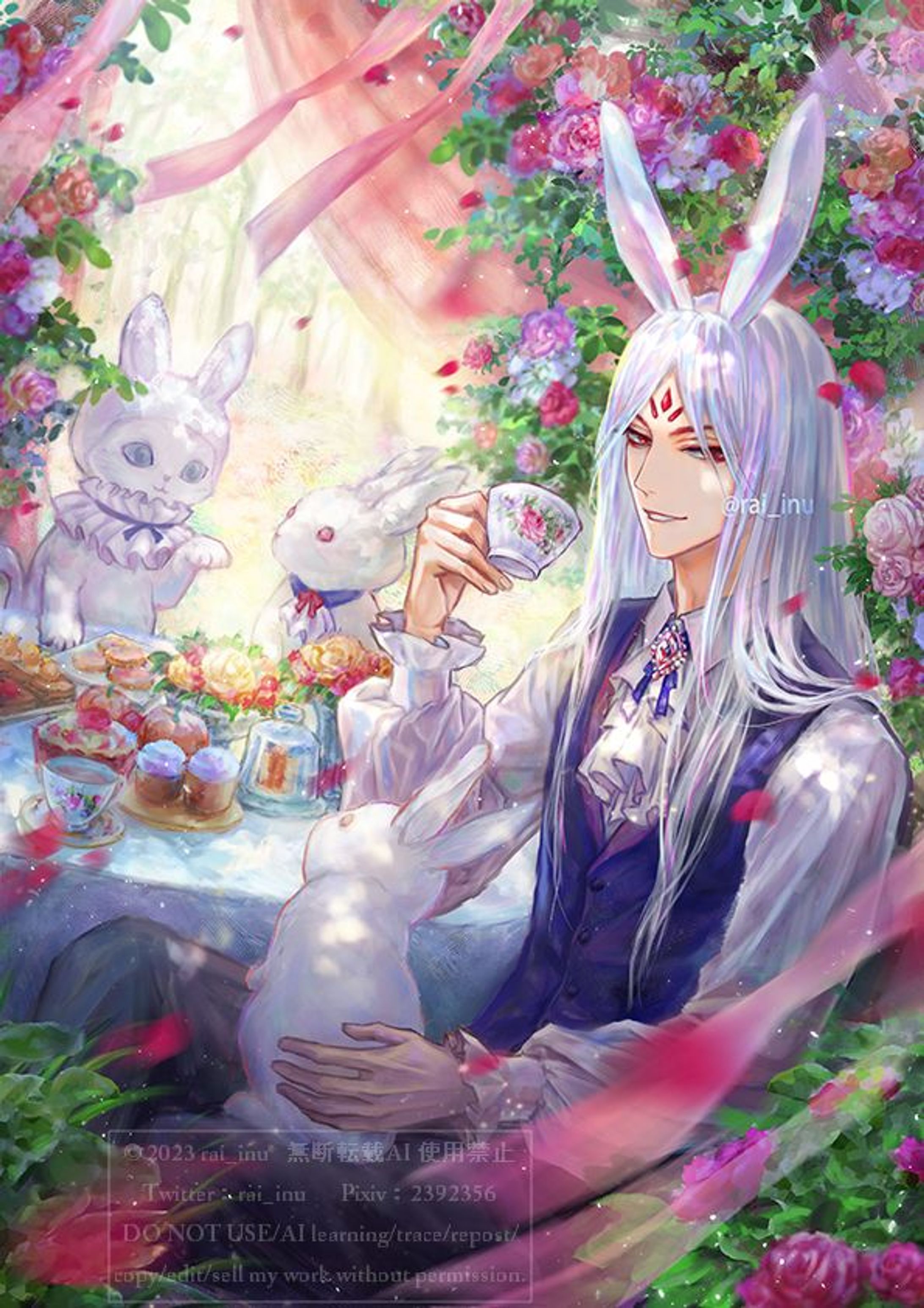 ウサギのお茶会にようこそ・original-1