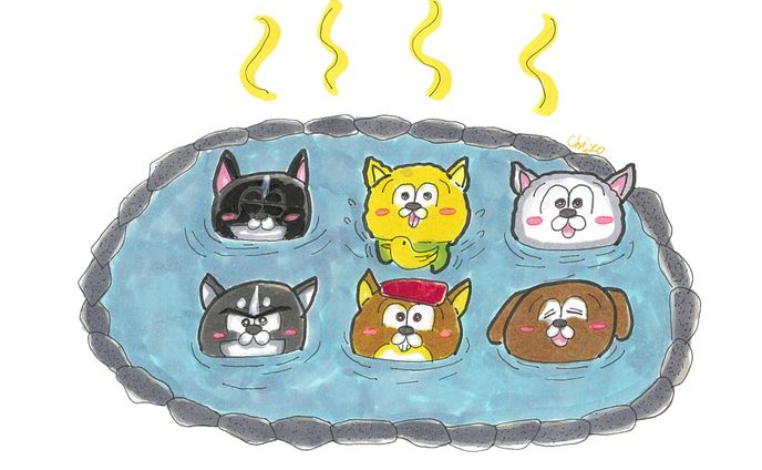 おえかき、男性