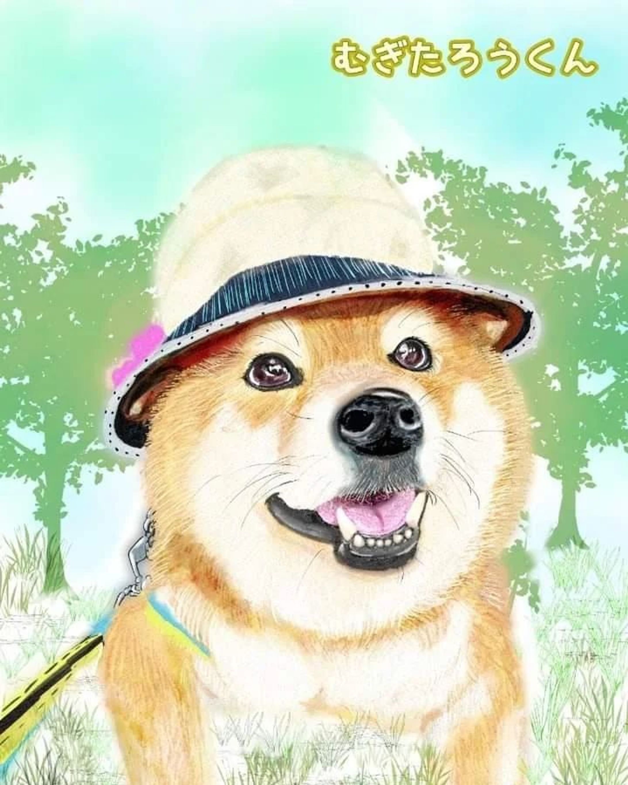 初めてのお客様です👏⁡
⁡テレビにも取り上げられるほどプリチーな麦太郎くん！可愛らしくて可愛らしくてたまりません…立派にお兄さんをやっておられるご様子。暑さ防止、大事ですね😣💪⁡
⁡・
⁡@pocha0719  ぽしょこ様、描かせて下さりありがとうございました☺💕⁡⁡
⁡可愛らしい動画がたくさんアップされていますので是非見てみてください。
⁡・⁡
⁡まだイラスト受付中です。⁡お代は800円+振込手数料で、ゆうちょ銀行でのお支払いをお願いしておりますm(_ _)m⁡
⁡・
大切なペットちゃん、誠心誠意描かせて頂きます。⁡
⁡・⁡
⁡・⁡
⁡ #イラストオーダー⁡
⁡ #柴犬⁡
⁡ #犬イラスト ⁡
⁡ #愛犬との暮らし ⁡
⁡ #デジタルイラスト-1