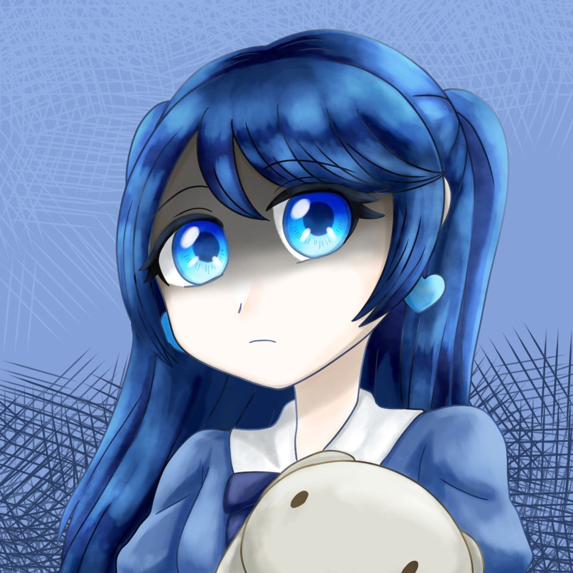 #女の子 #girl #イラスト #illustration #かわいい #kawaii #cute #メンヘラ女子 #ヤンデレ #menhera #yandere-1