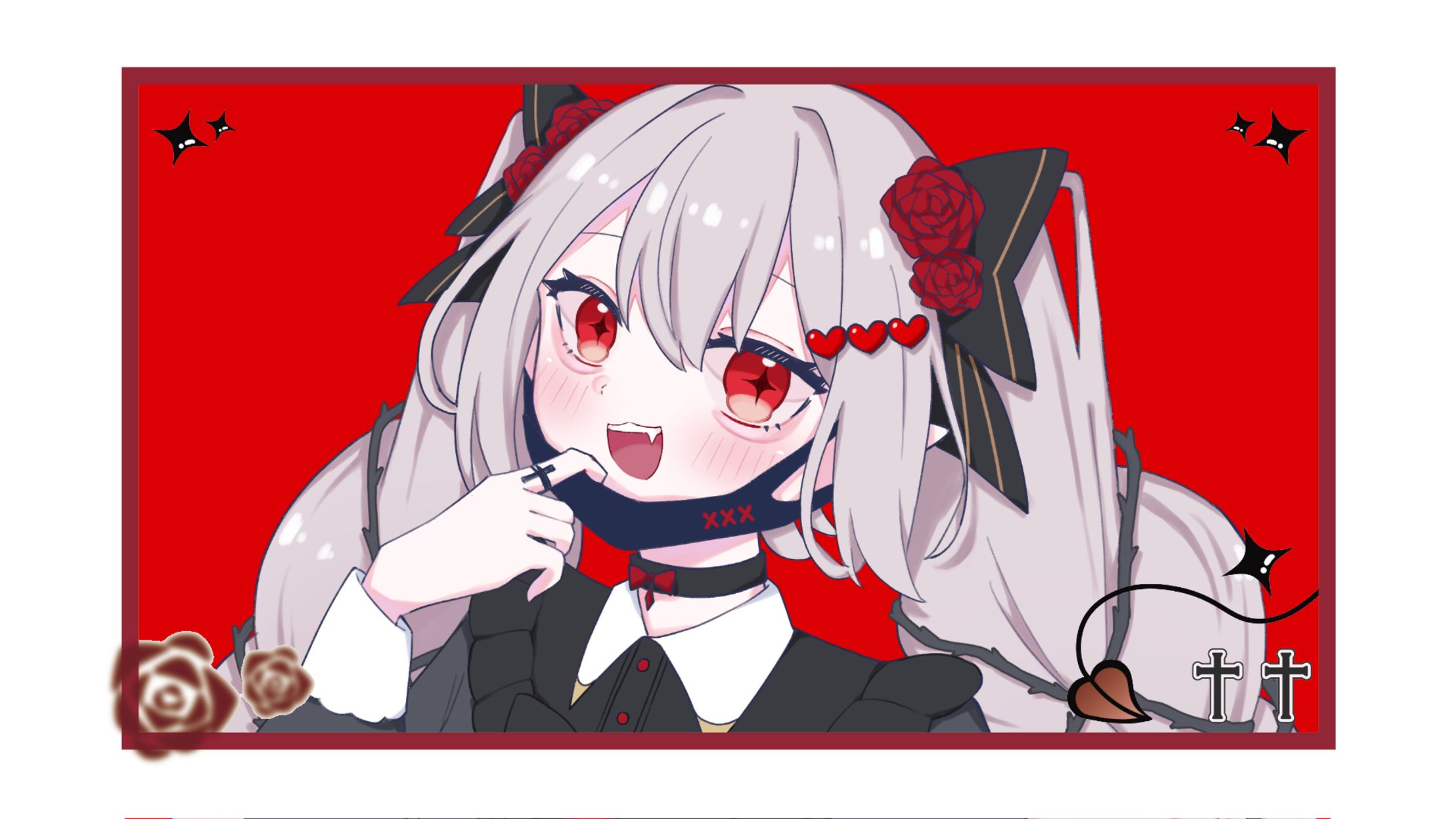 城園アリア　歌ってみた　等身イラスト-1