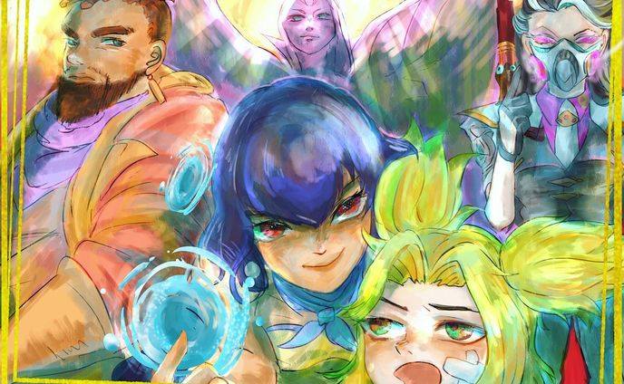 Lol 2022 characters !! Lol今年特に楽しかった🙂

#lol #league #leagueoflegends #riotgames #zeri #nila #vervez #kasante #renata　#artoflegends 
#clipstudiopaint
#ilustración #digital #digitaldrawing #original #art #colorful #drawing #painting #dibujo #иллюстрация #イラスト#digitalpainting #digitalart #illustration #fanart #dibujodigital #instaart #procreate #ipad
