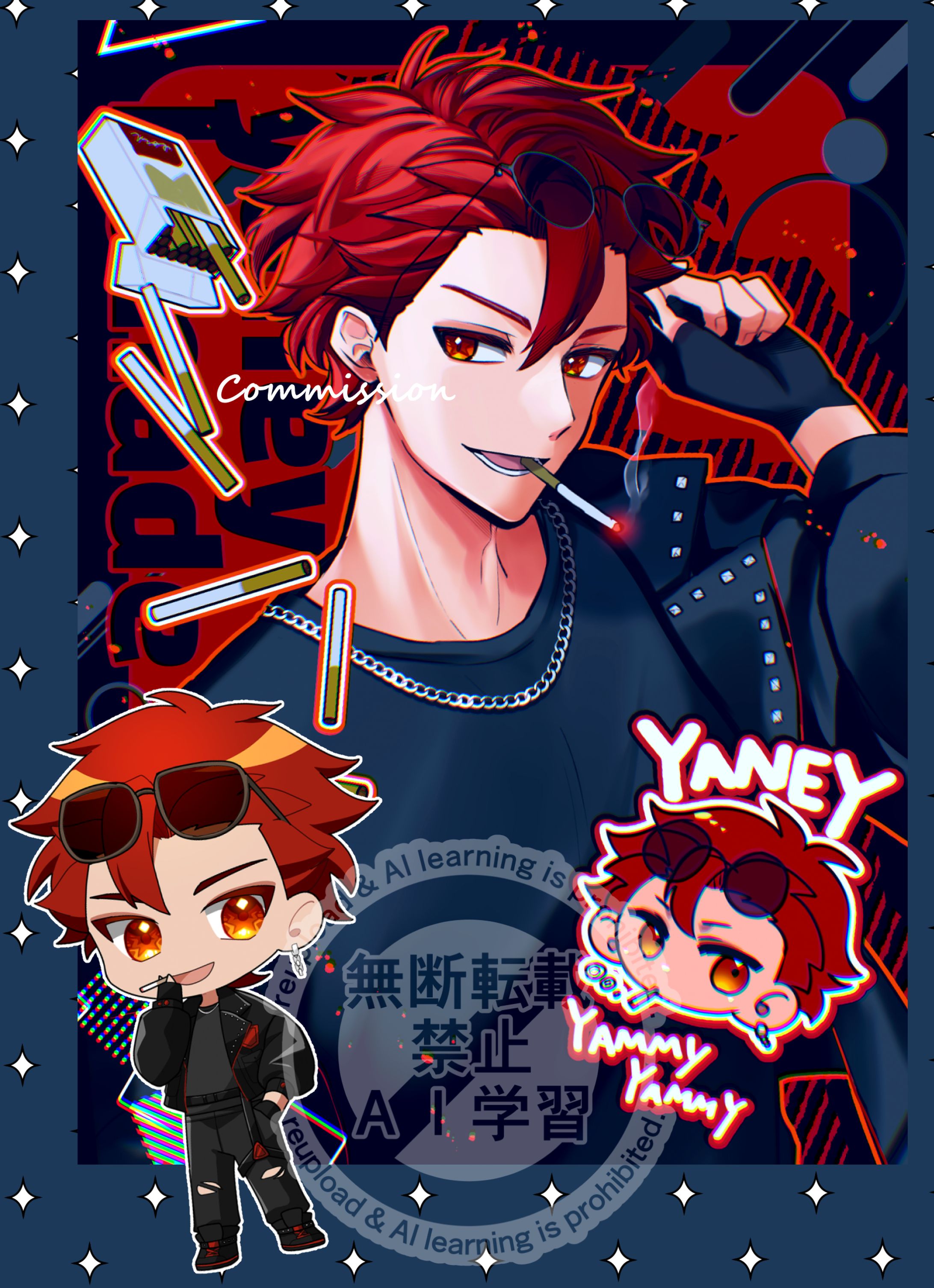 一枚絵とSDキャライラスト-1