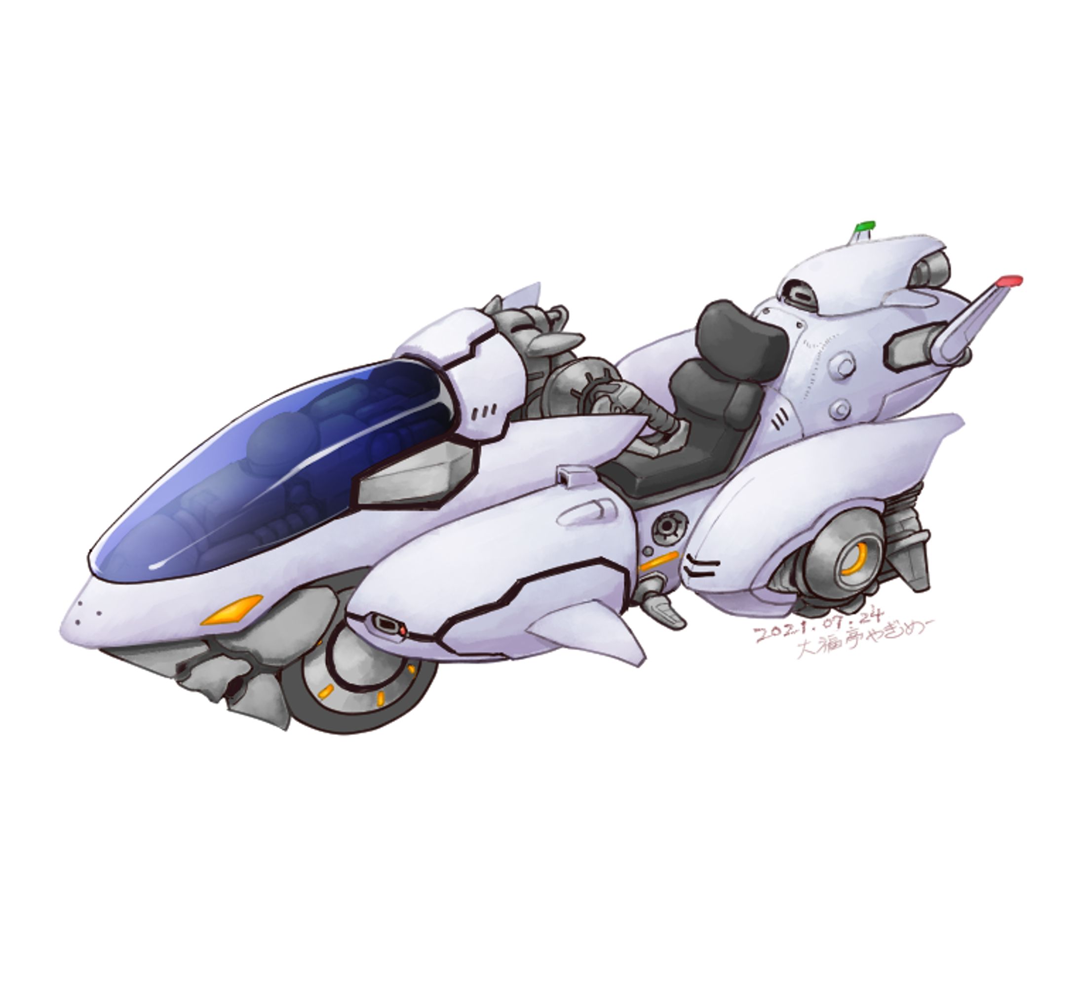 波動砲を撃てそうなバイク-1