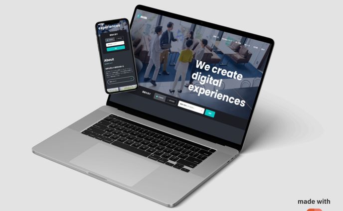 採用サイト ダミーデザイン