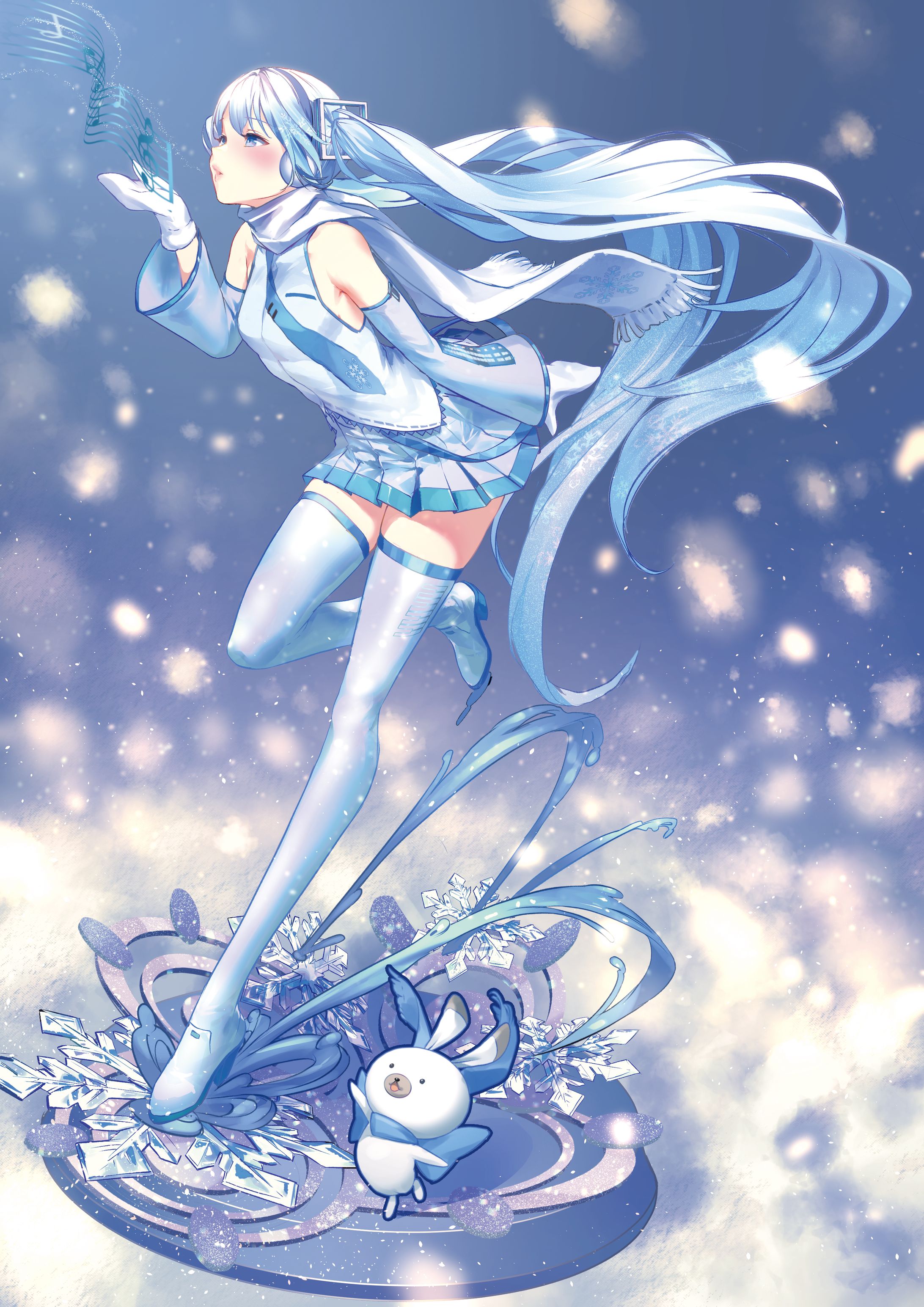 雪ミク　フィギュア-1