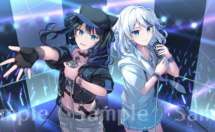 VTuber 心無到夏 / TokaUranaki様 歌ってみた『アイドル』/ MVイラスト