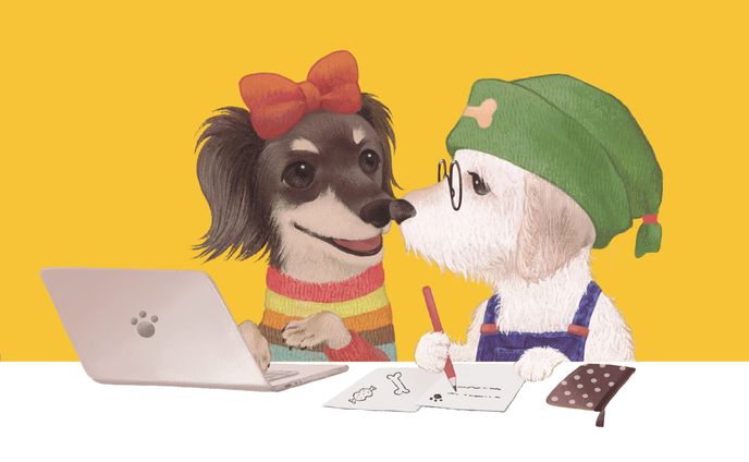 会社HPのイラスト