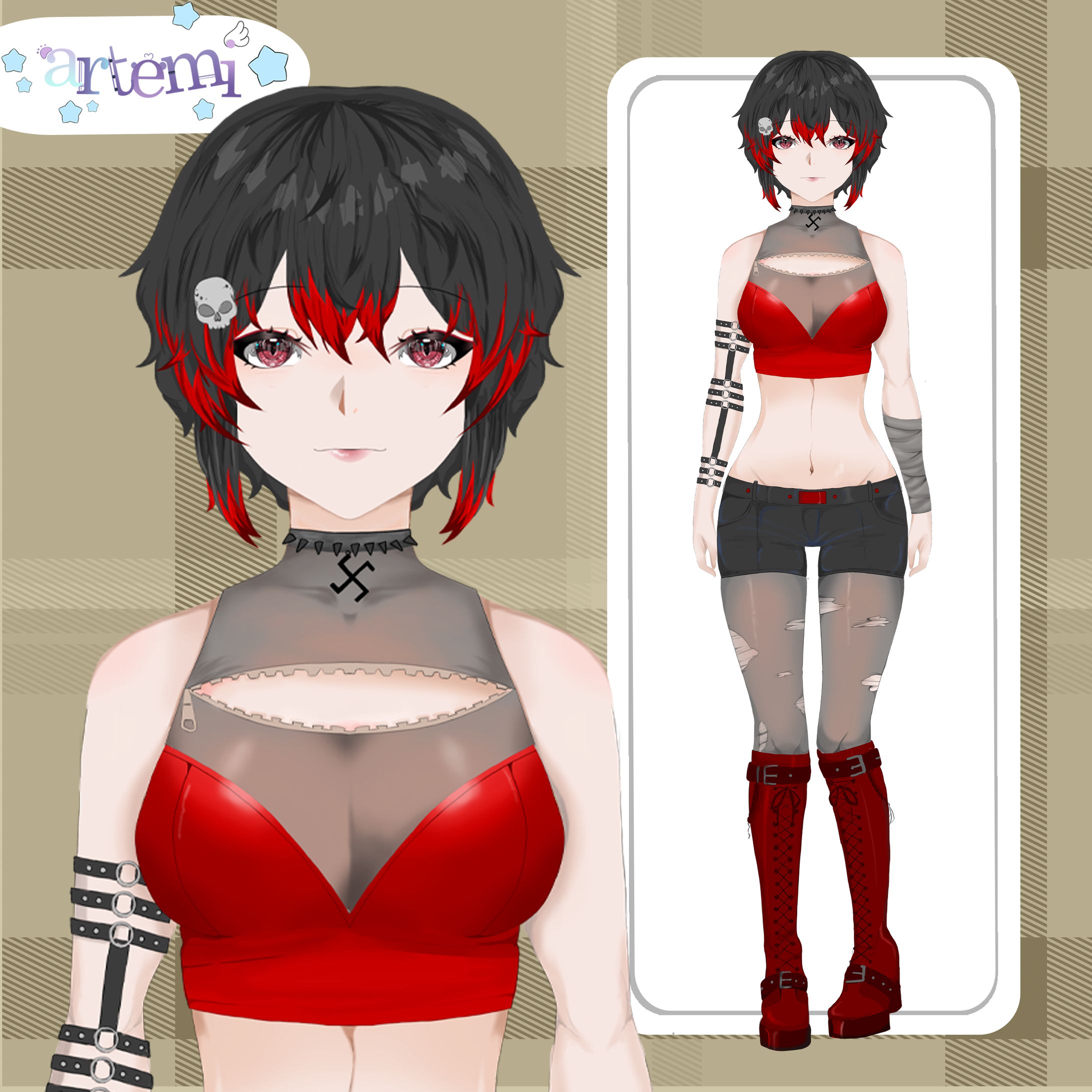 yami vtuber model-1
