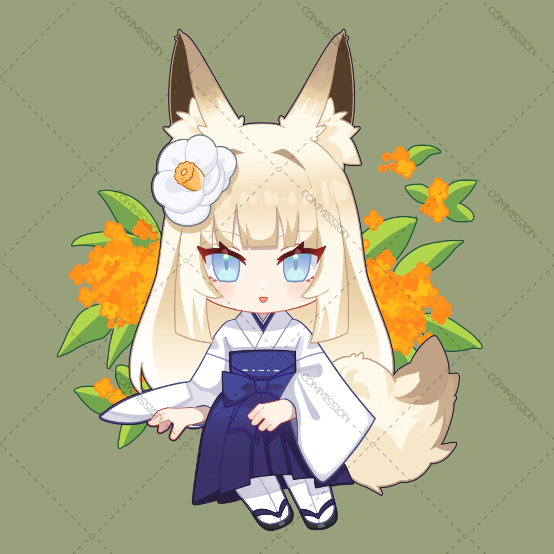 白椿様┊オリジナルトランプ&ステッカー用イラスト-1