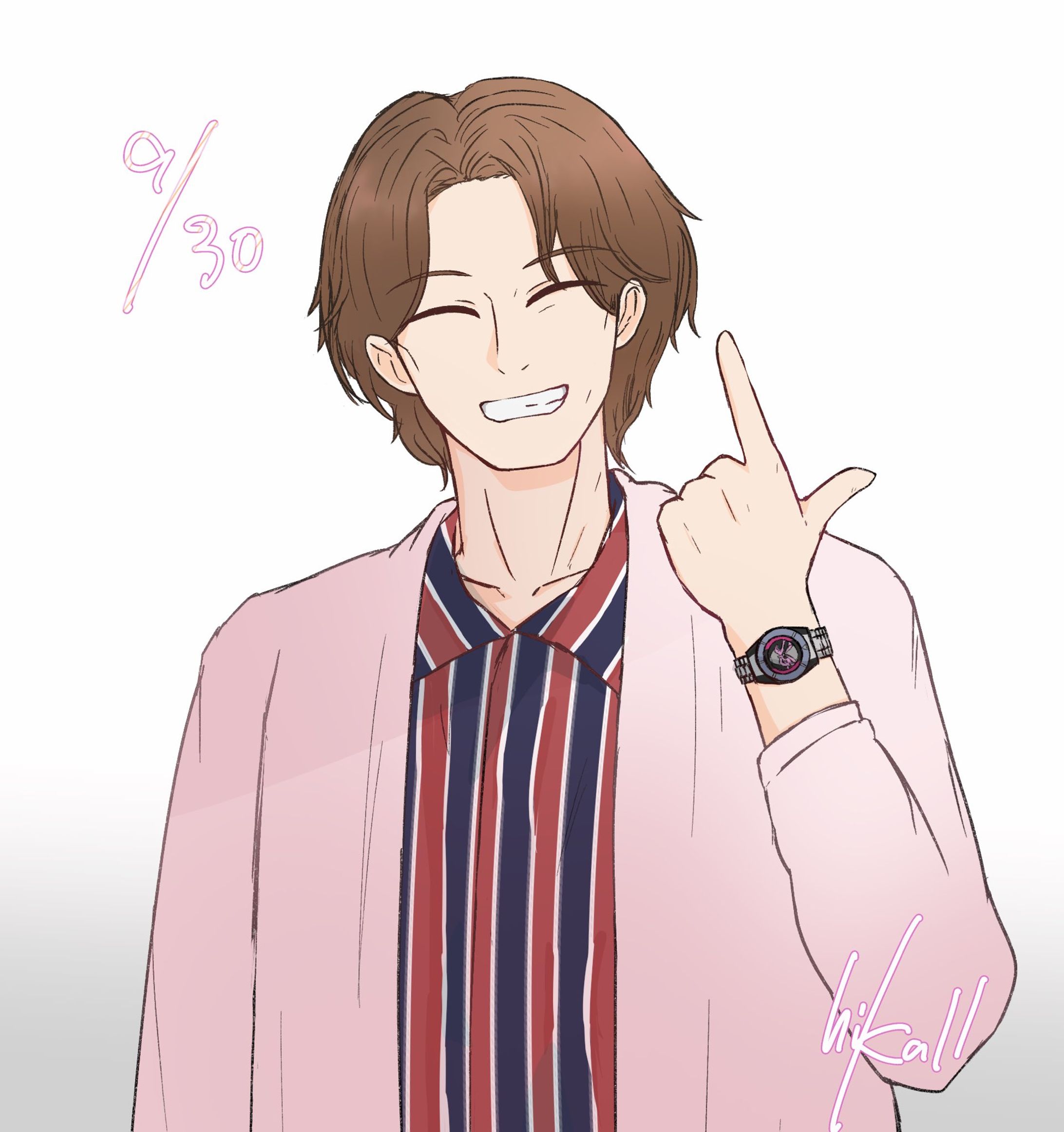 【趣味絵】おじさん-1