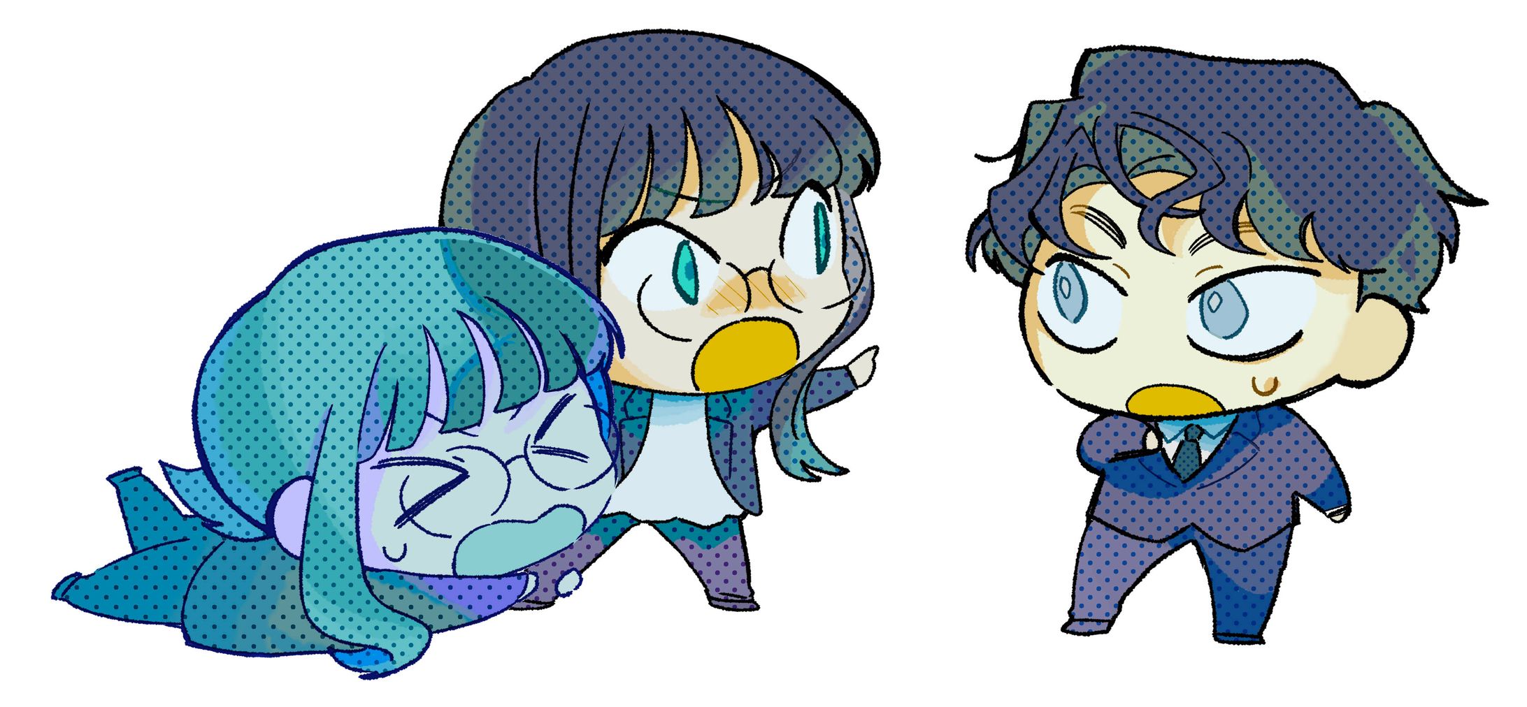 SDキャラ（単行本裏表紙イラスト）-1