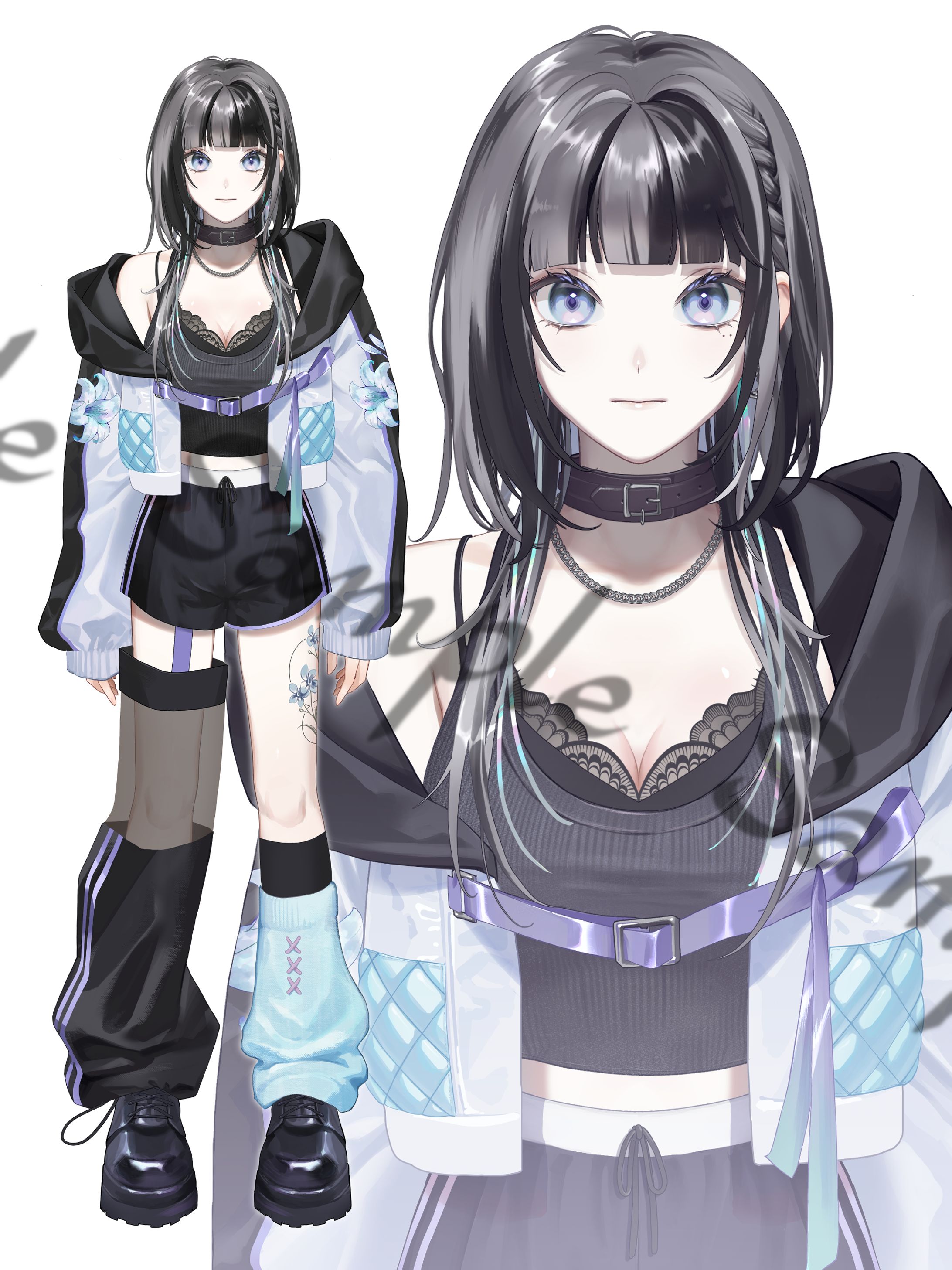 籠夜凪（@KomoriyaNagi ）様　live2d用イラスト-1