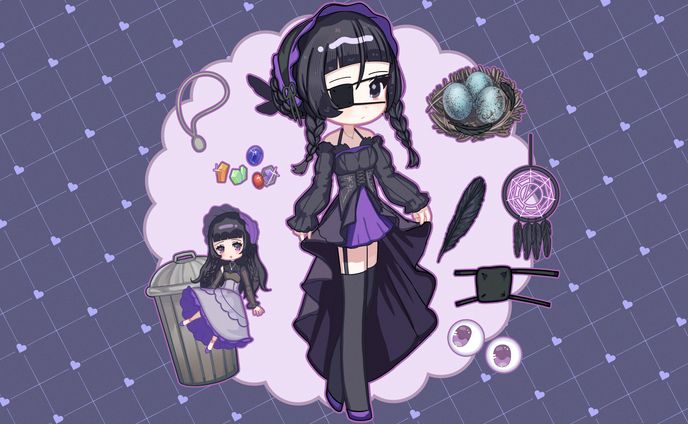 【鏡界のファンタジーランド】グッズイラスト
