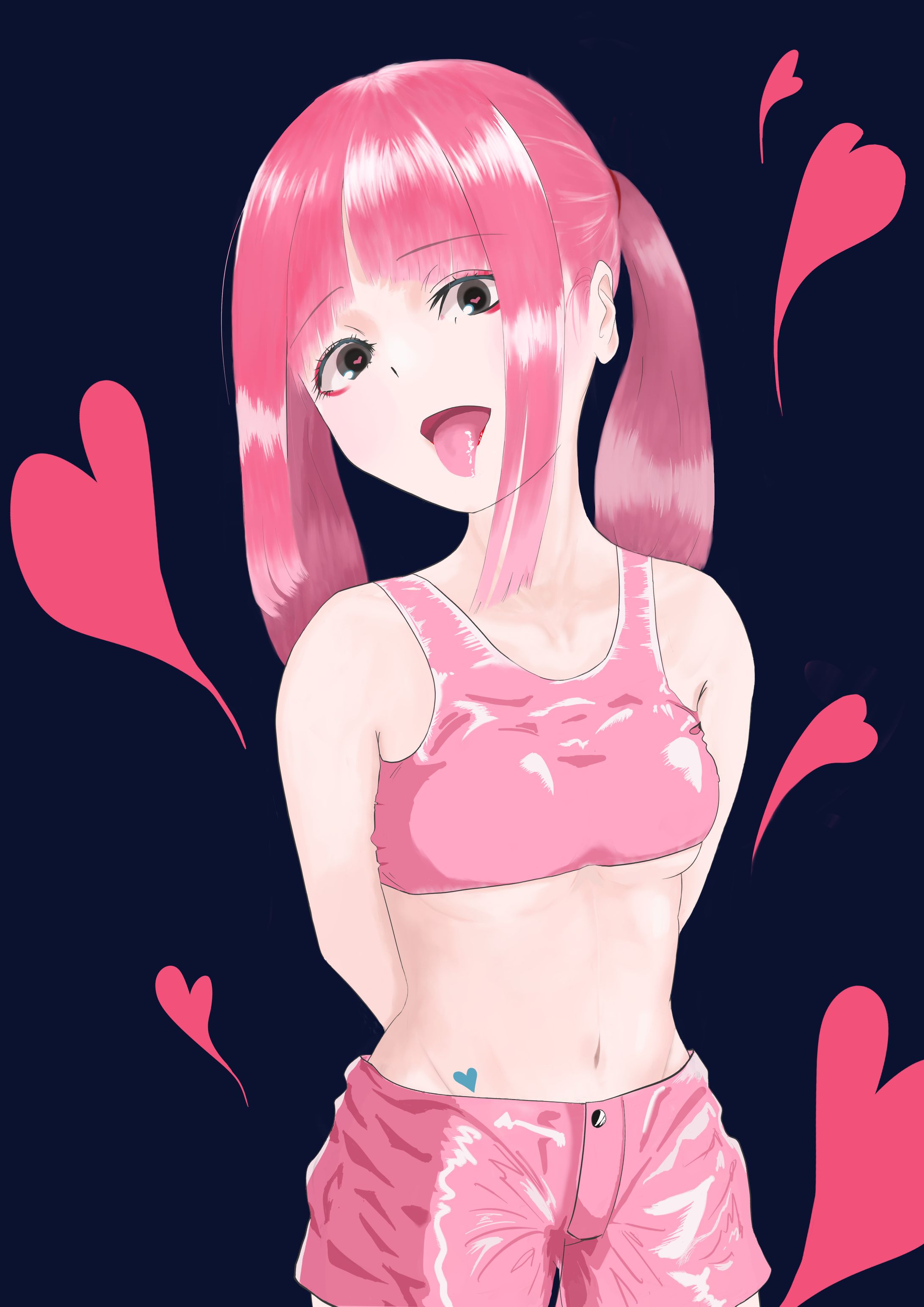 オリジナルの美少女イラスト-1