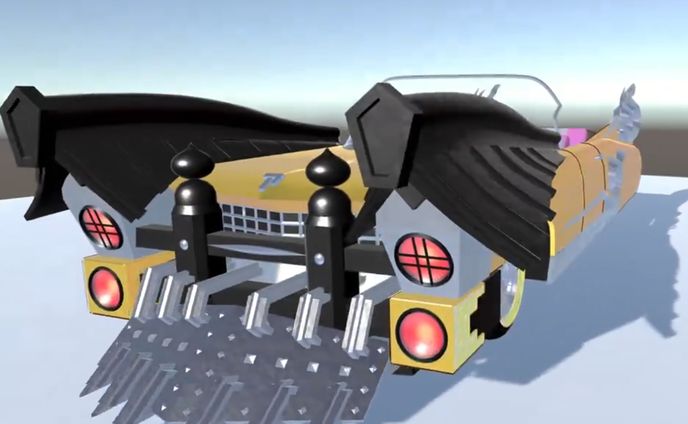 プレイボーン様のオープンカー3Dモデル制作
