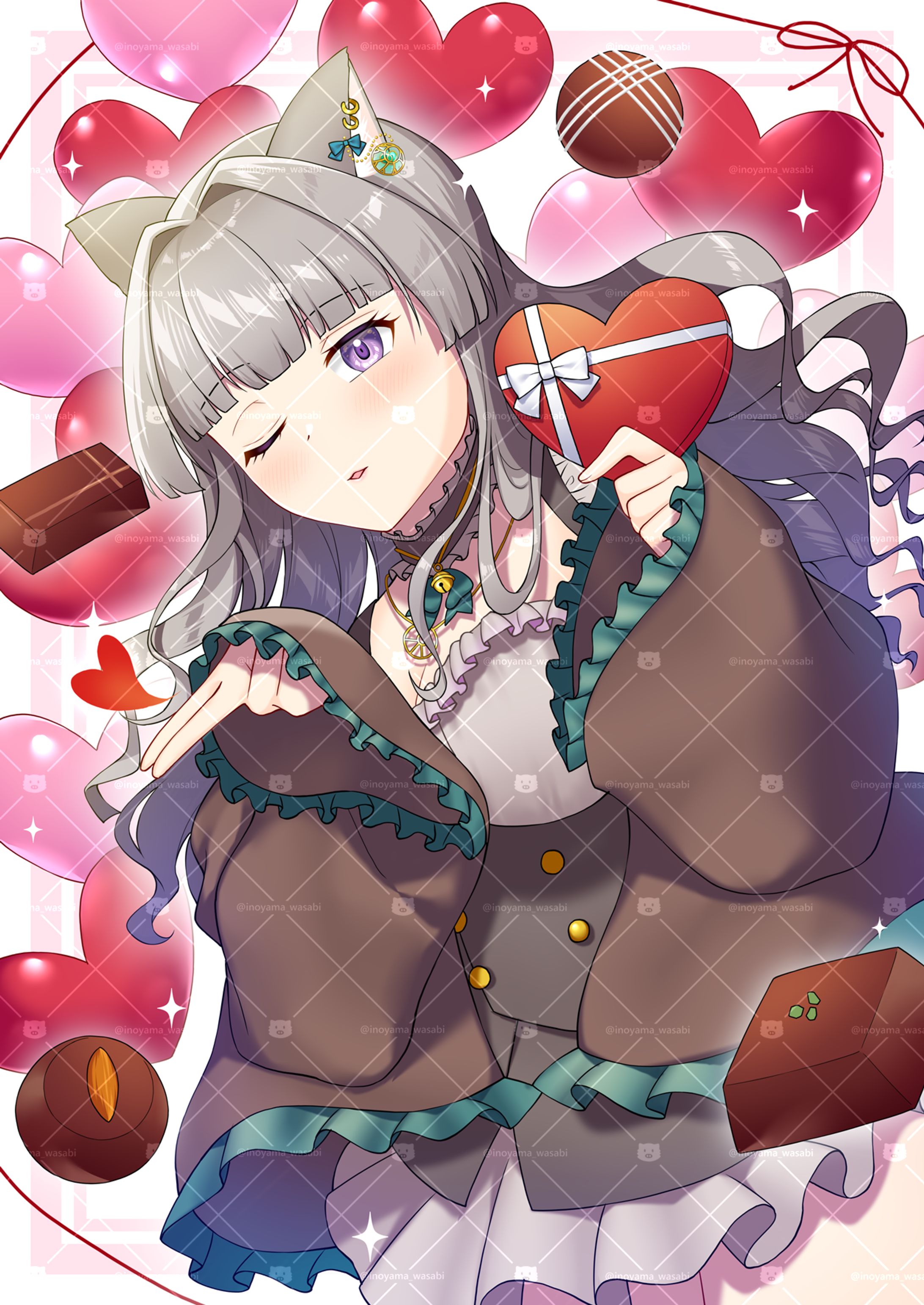 バレンタインイラスト（ご依頼品）-1